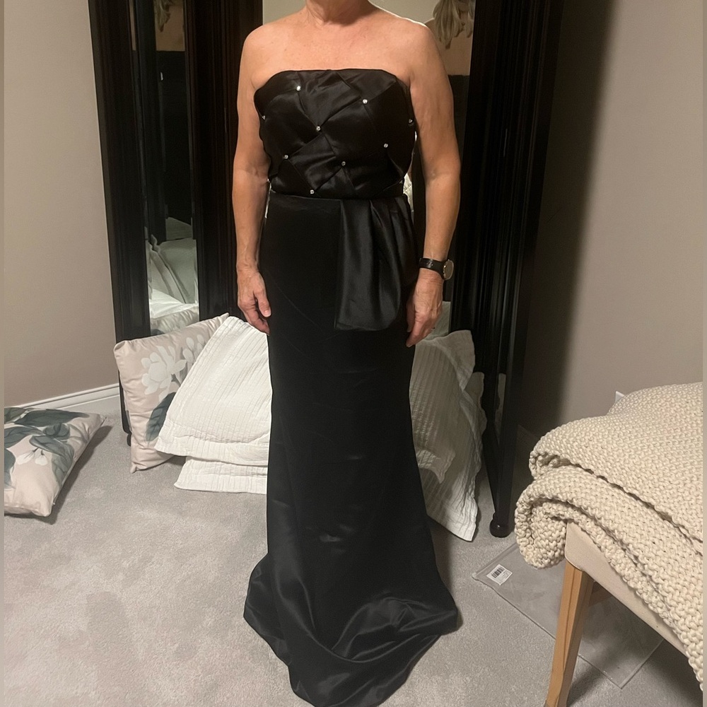 Missacc satin floor length gown